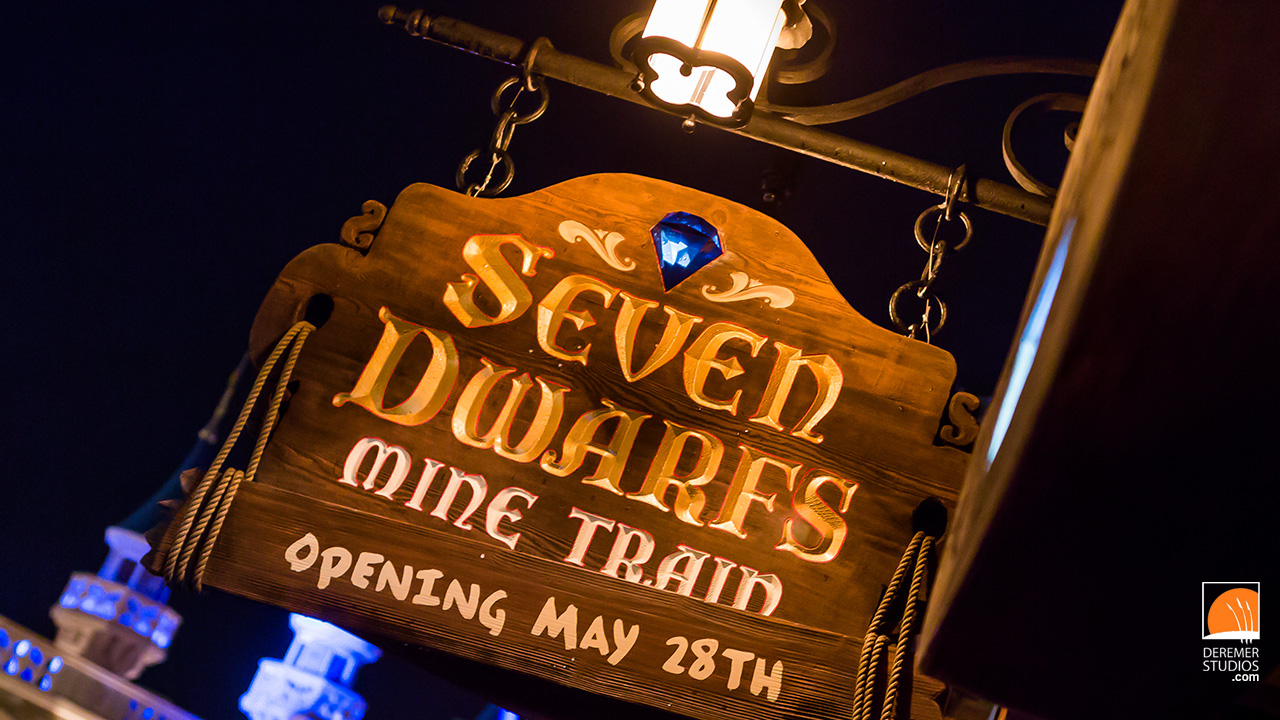 2014 05 Fine Art - Disney Seven Dwarfs Mine Train 01 Sneak Peek